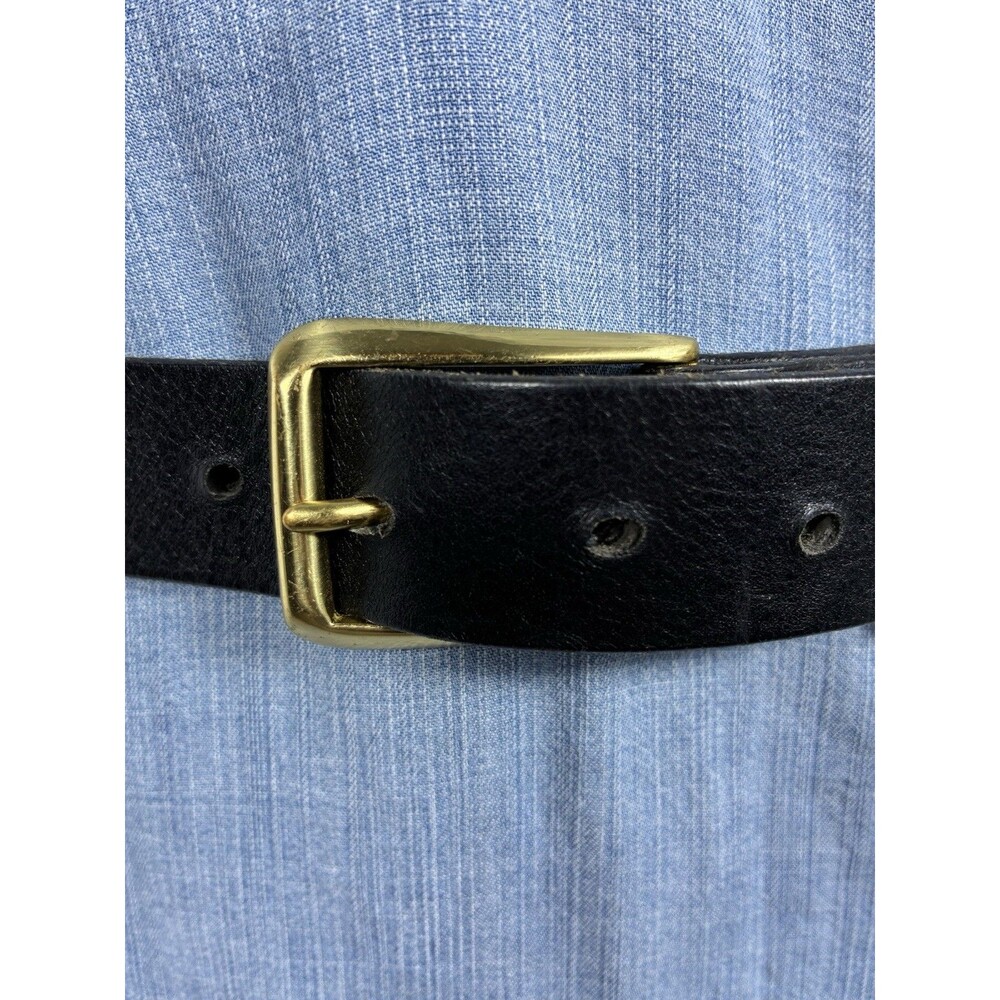 Sur Tan Mens Belt Genuine Leather Solid Brass Buckle cut to 40" long